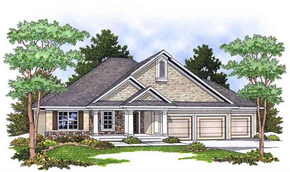 Main image for house plan # 13886