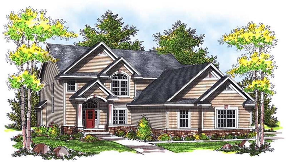 Main image for house plan # 14022