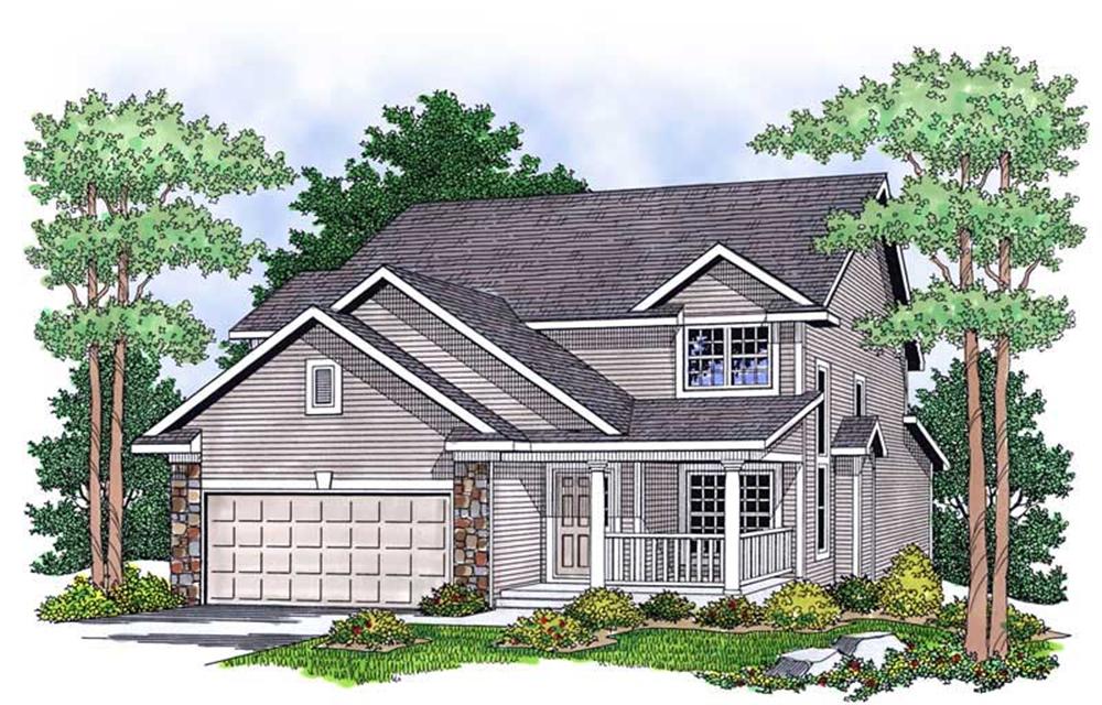 Main image for house plan # 13805