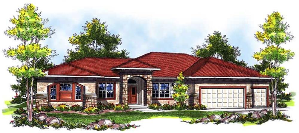 Main image for house plan # 14008