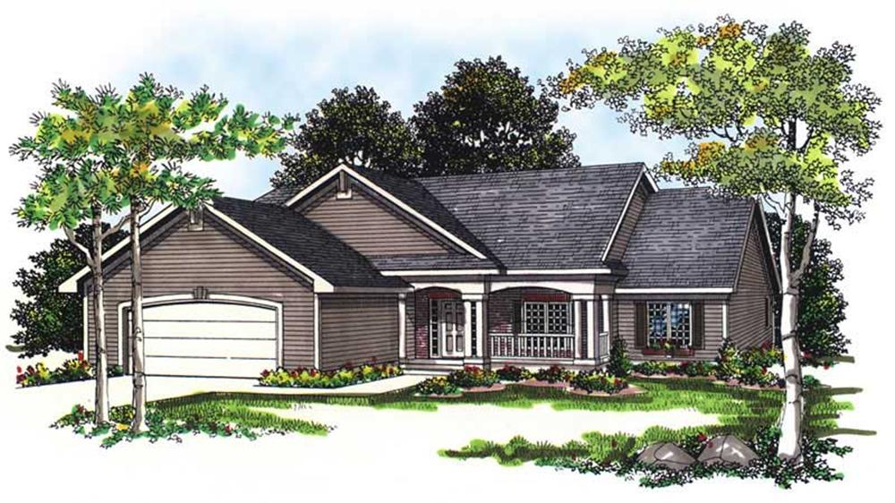 Main image for house plan # 13407