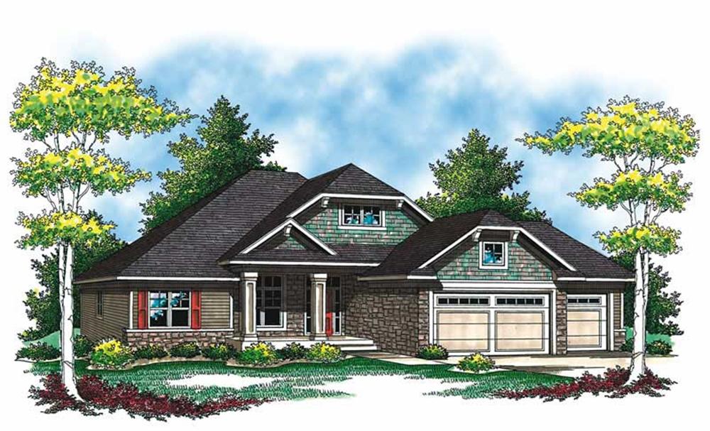 Main image for house plan # 19550