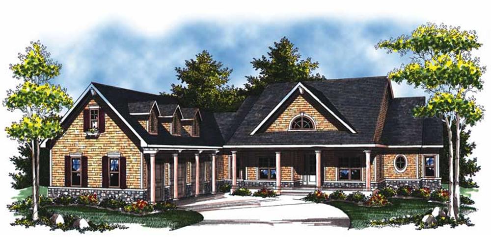 Main image for house plan # 17018