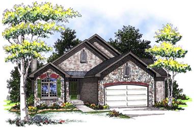3-Bedroom, 2404 Sq Ft Bungalow House Plan - 101-1775 - Front Exterior
