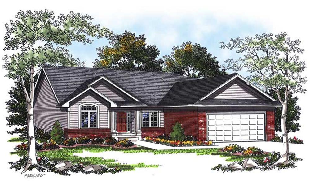 Main image for house plan # 13366