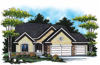 2-Bedroom, 1568 Sq Ft Country Home Plan - 101-1841 - Main Exterior