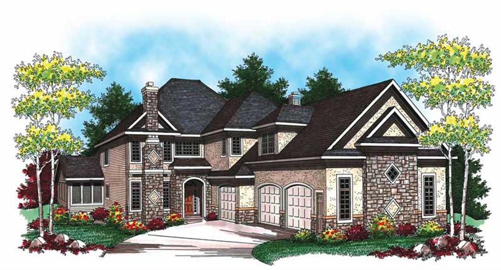 Main image for house plan # 19510