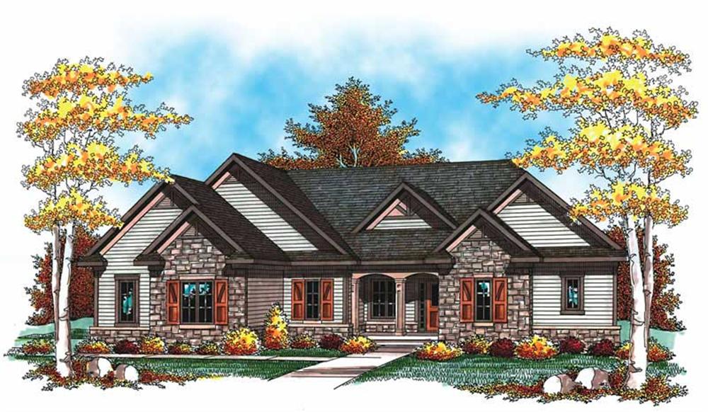 Main image for house plan # 19509