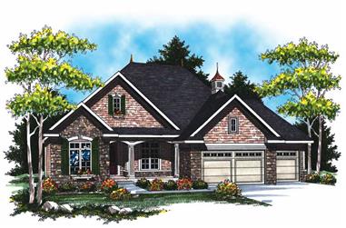 2-Bedroom, 1829 Sq Ft Country Home Plan - 101-1869 - Main Exterior
