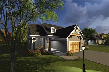 3-Bedroom, 1796 Sq Ft Ranch House Plan - 101-1884 - Front Exterior