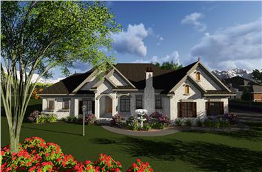 3-Bedroom, 2840 Sq Ft Acadian House Plan - 101-1922 - Front Exterior