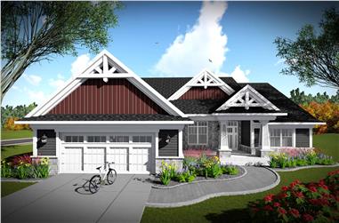 2-Bedroom, 2224 Sq Ft Southern Home Plan - 101-1977 - Main Exterior