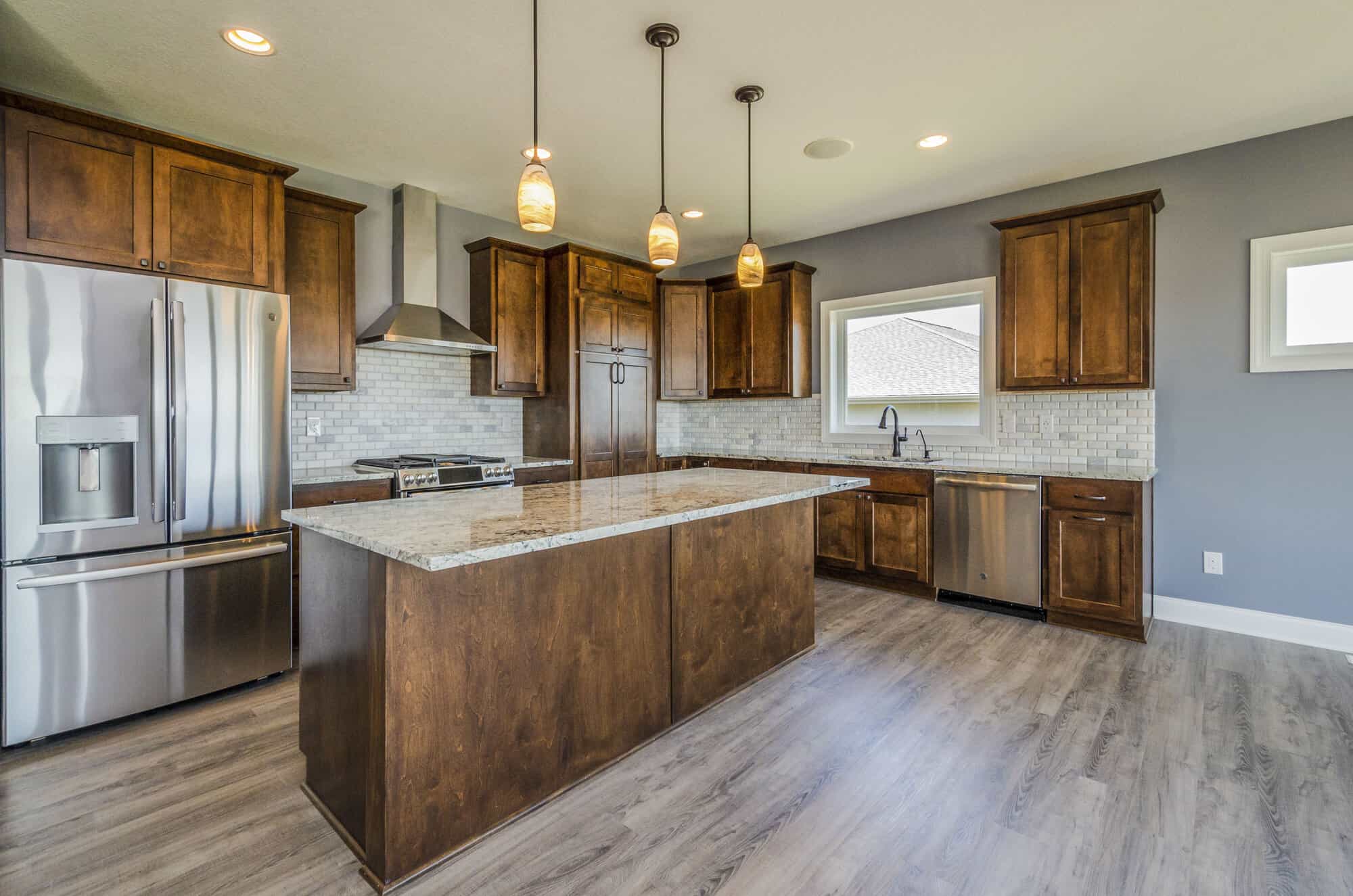 Kitchen: Kitchen Island of this 2-Bedroom,1736 Sq Ft Plan -101-1991