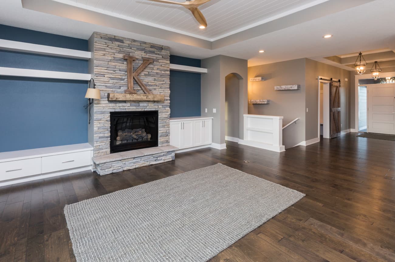 Great Room: Fireplace of this 3-Bedroom,2005 Sq Ft Plan -101-1998