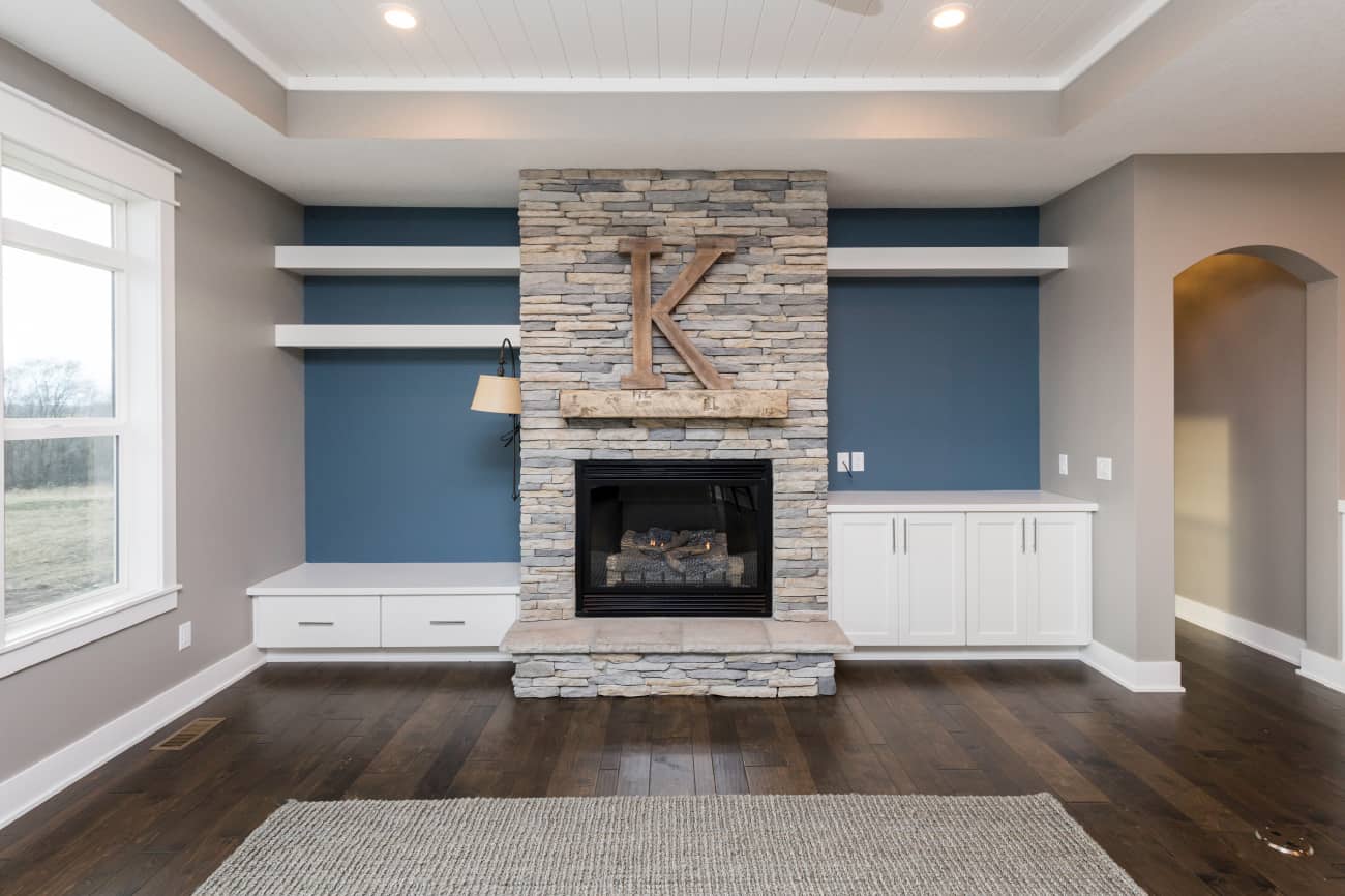 Great Room: Fireplace of this 3-Bedroom,2005 Sq Ft Plan -101-1998