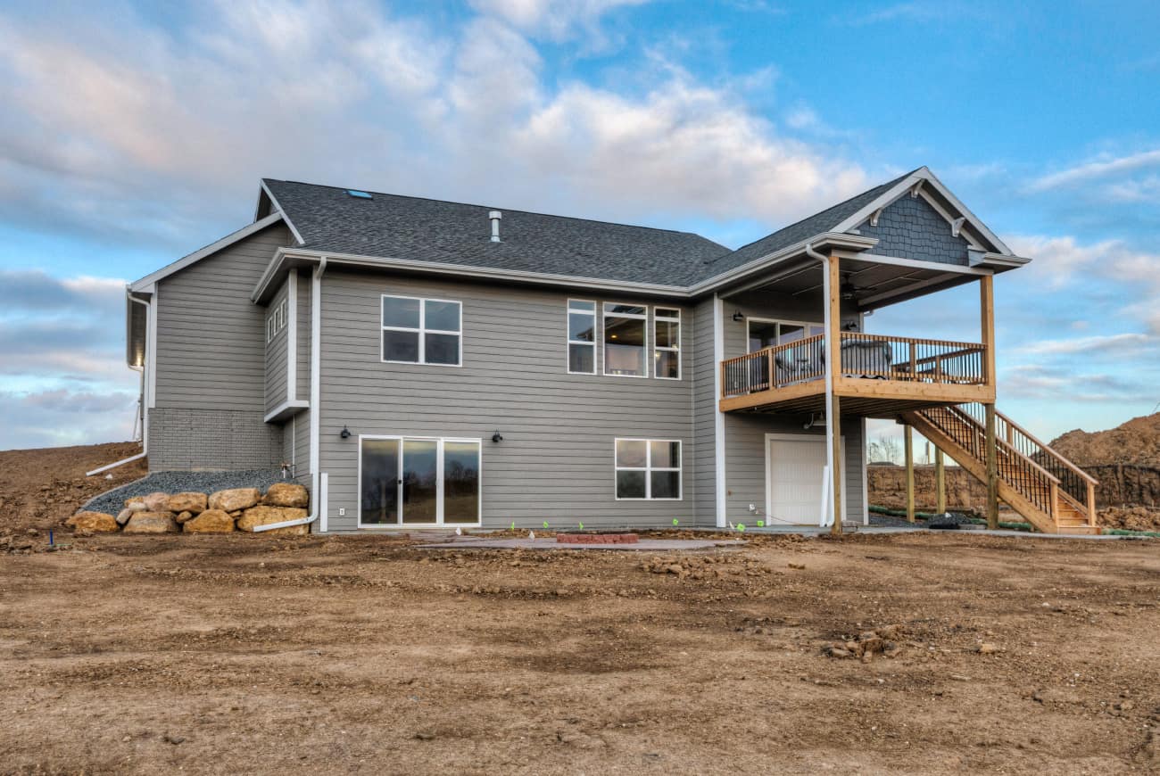 Rear View of this 3-Bedroom,2005 Sq Ft Plan -101-1998