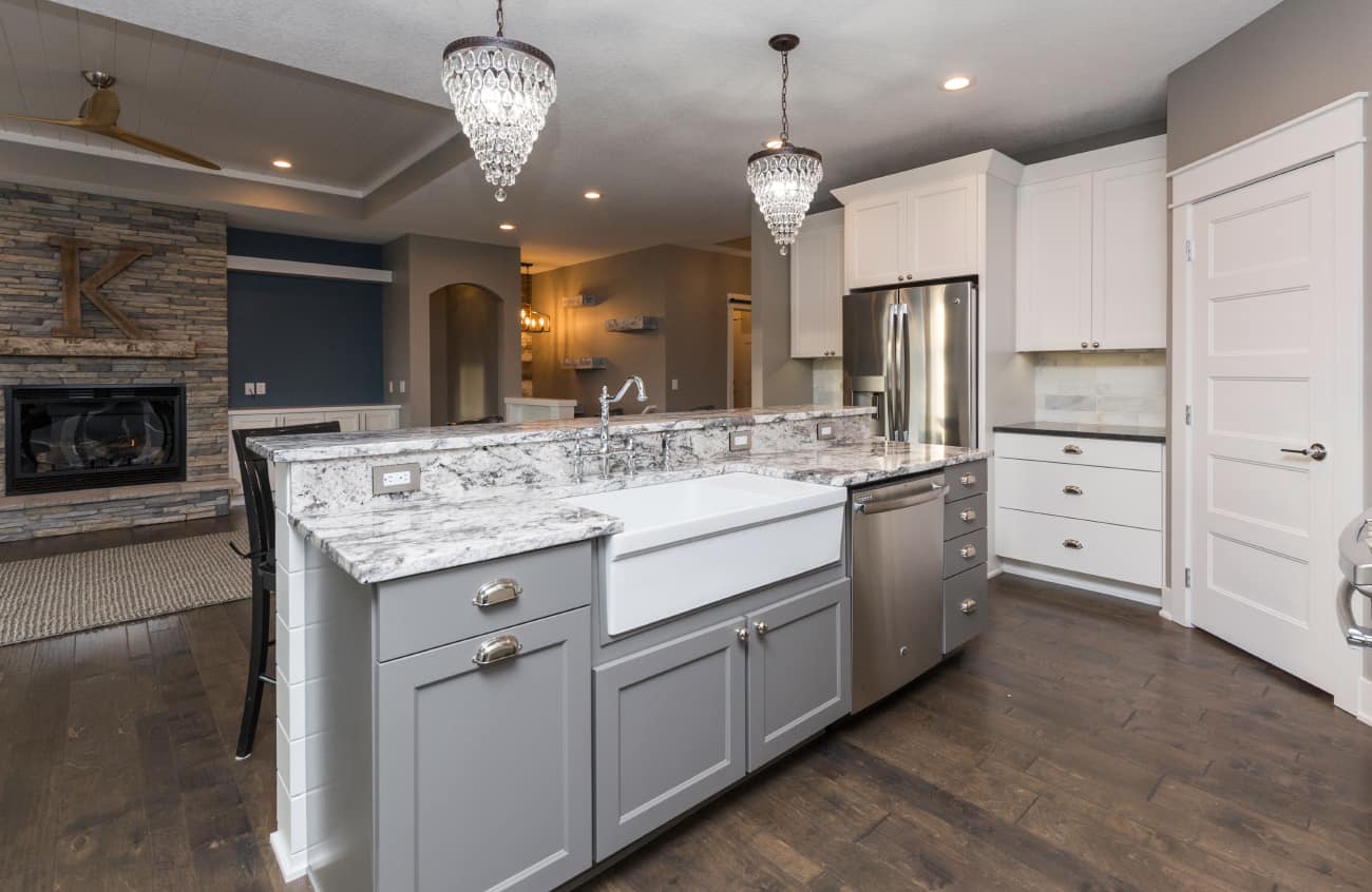 Kitchen: Kitchen Island of this 3-Bedroom,2005 Sq Ft Plan -101-1998