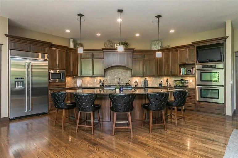 Kitchen: Kitchen Island of this 7-Bedroom,5947 Sq Ft Plan -101-2039
