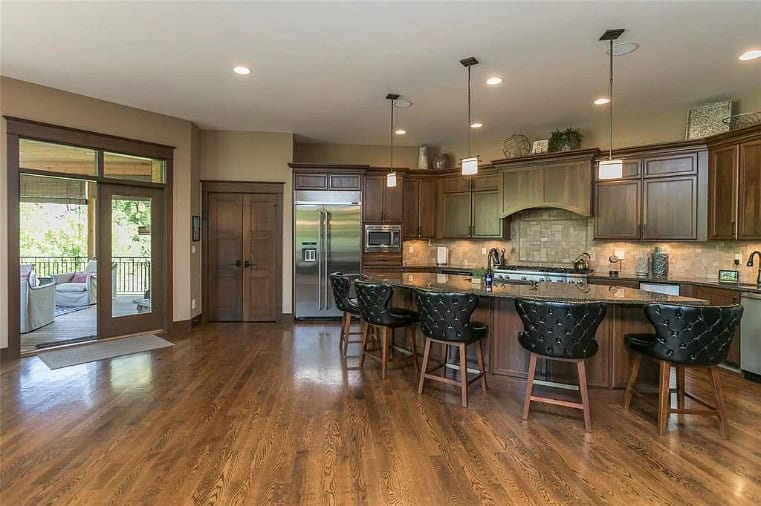 Kitchen: Kitchen Island of this 7-Bedroom,5947 Sq Ft Plan -101-2039