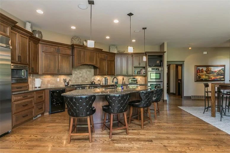 Kitchen: Kitchen Island of this 7-Bedroom,5947 Sq Ft Plan -101-2039