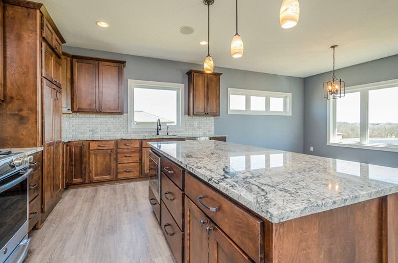 Kitchen: Kitchen Island of this 4-Bedroom,3127 Sq Ft Plan -101-2041