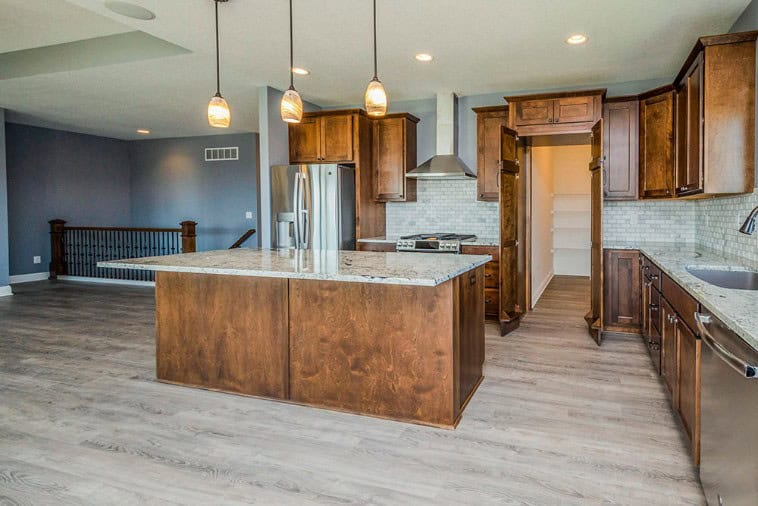 Kitchen: Kitchen Island of this 4-Bedroom,3127 Sq Ft Plan -101-2041