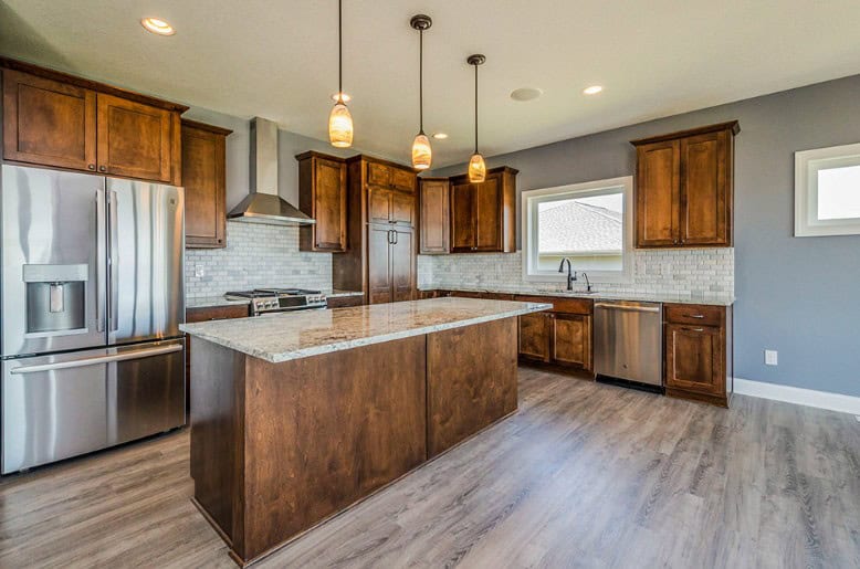 Kitchen: Kitchen Island of this 4-Bedroom,3127 Sq Ft Plan -101-2041