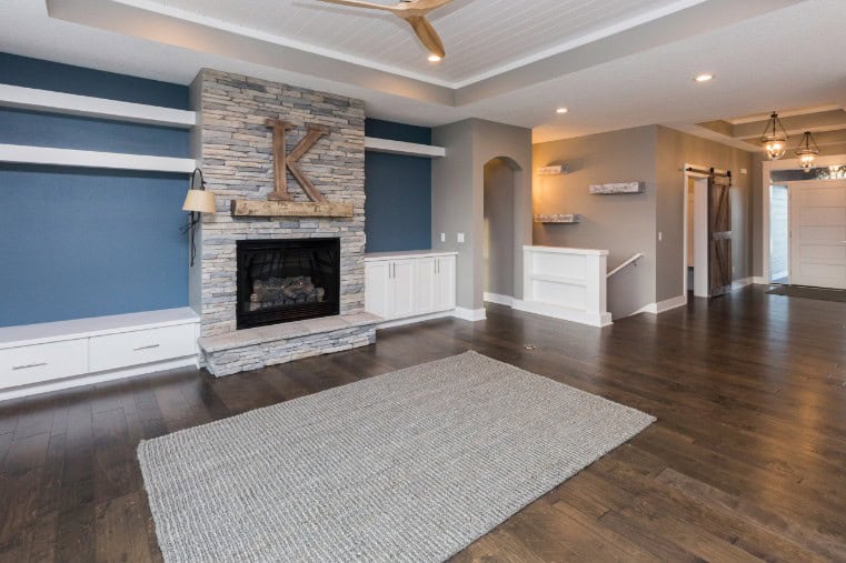 Great Room: Fireplace of this 5-Bedroom,3304 Sq Ft Plan -101-2043