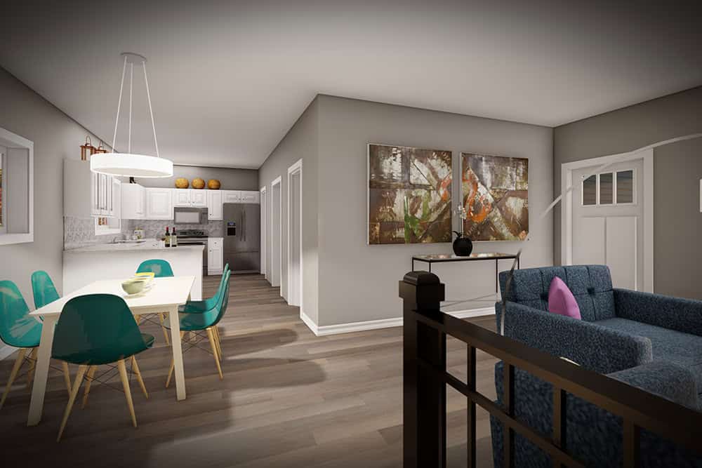 Dining Room of this 3-Bedroom,1634 Sq Ft Plan -101-2044