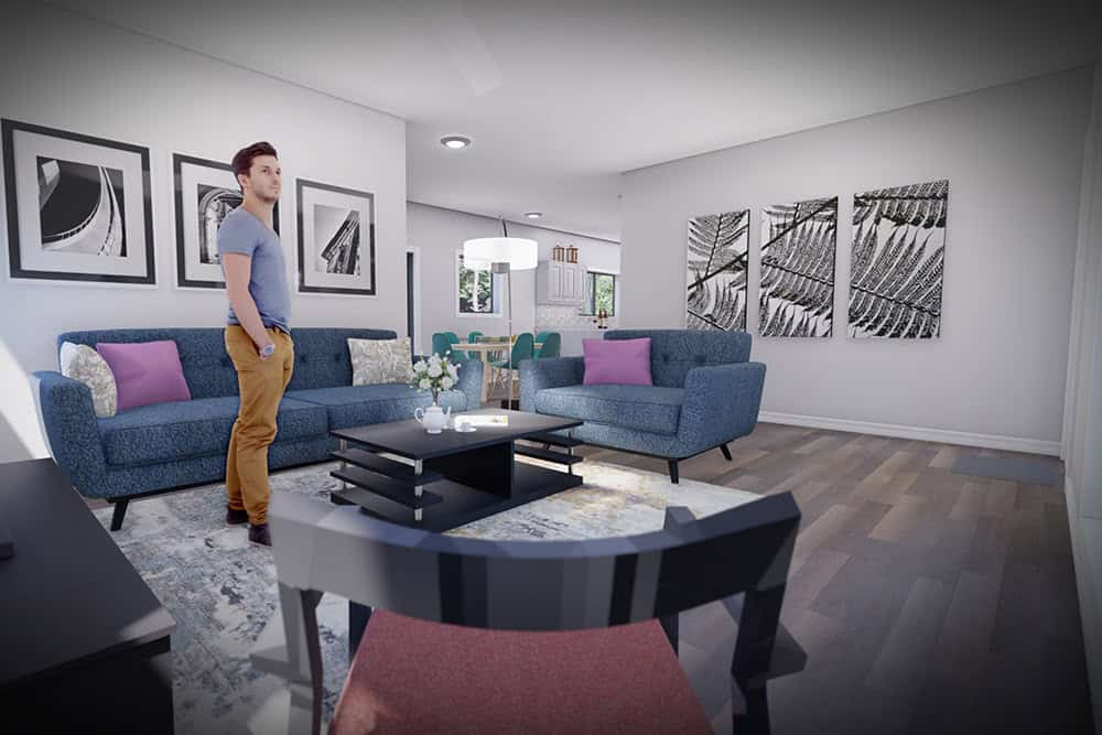 Great Room of this 3-Bedroom,1634 Sq Ft Plan -101-2046