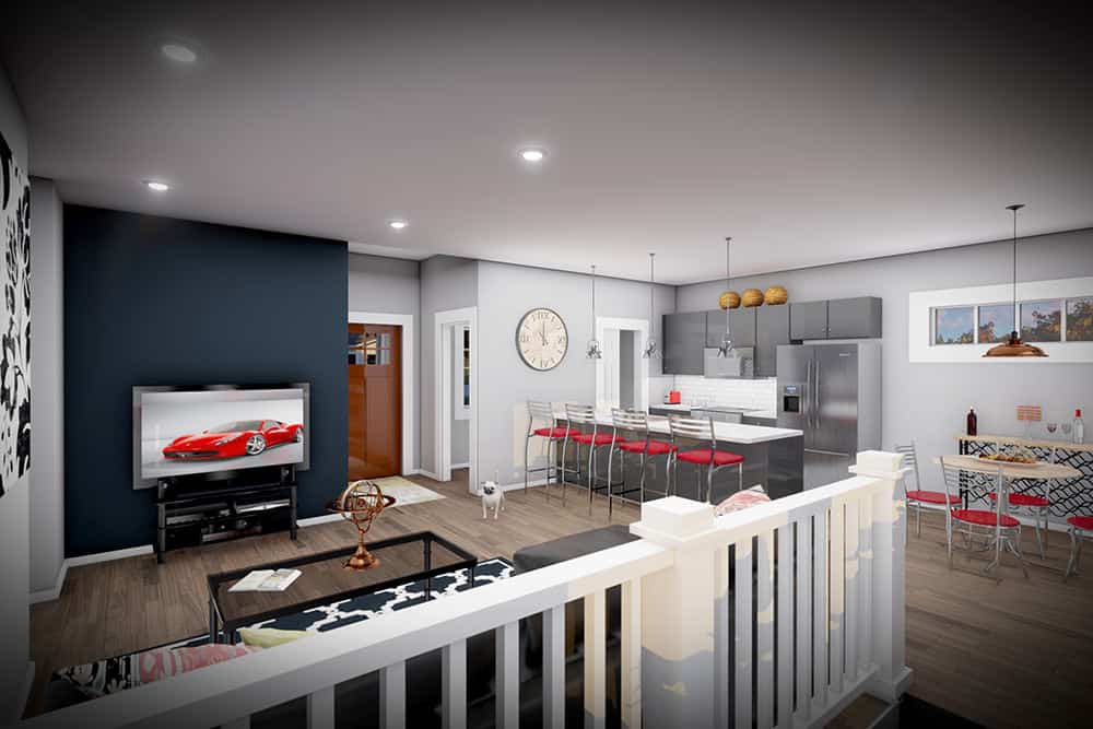 Great Room of this 3-Bedroom,1740 Sq Ft Plan -101-2048