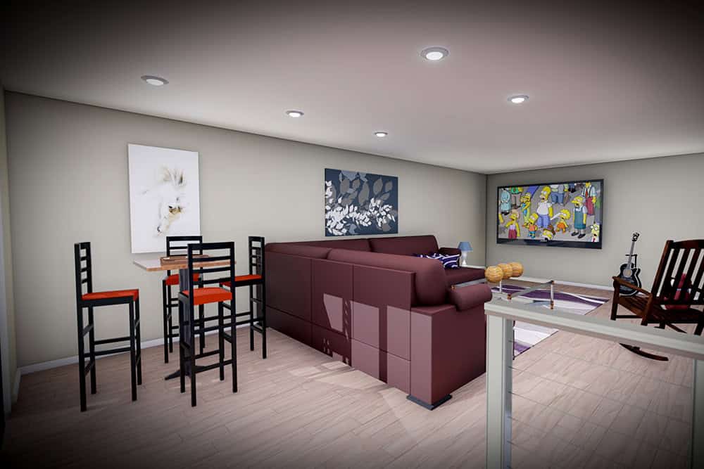 Family Room of this 3-Bedroom,1740 Sq Ft Plan -101-2049