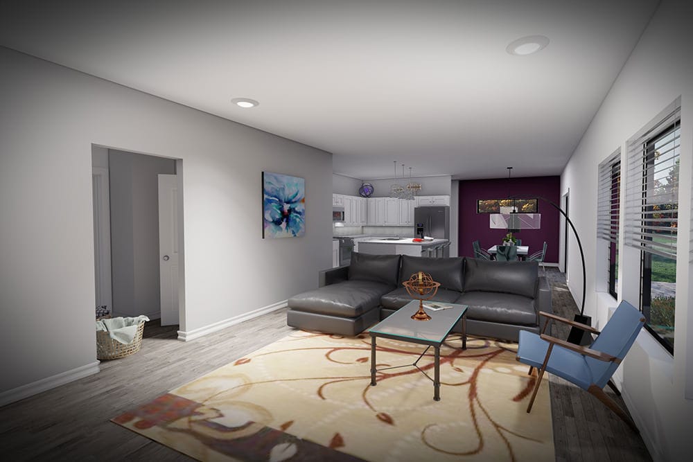 Great Room of this 3-Bedroom,1823 Sq Ft Plan -101-2052