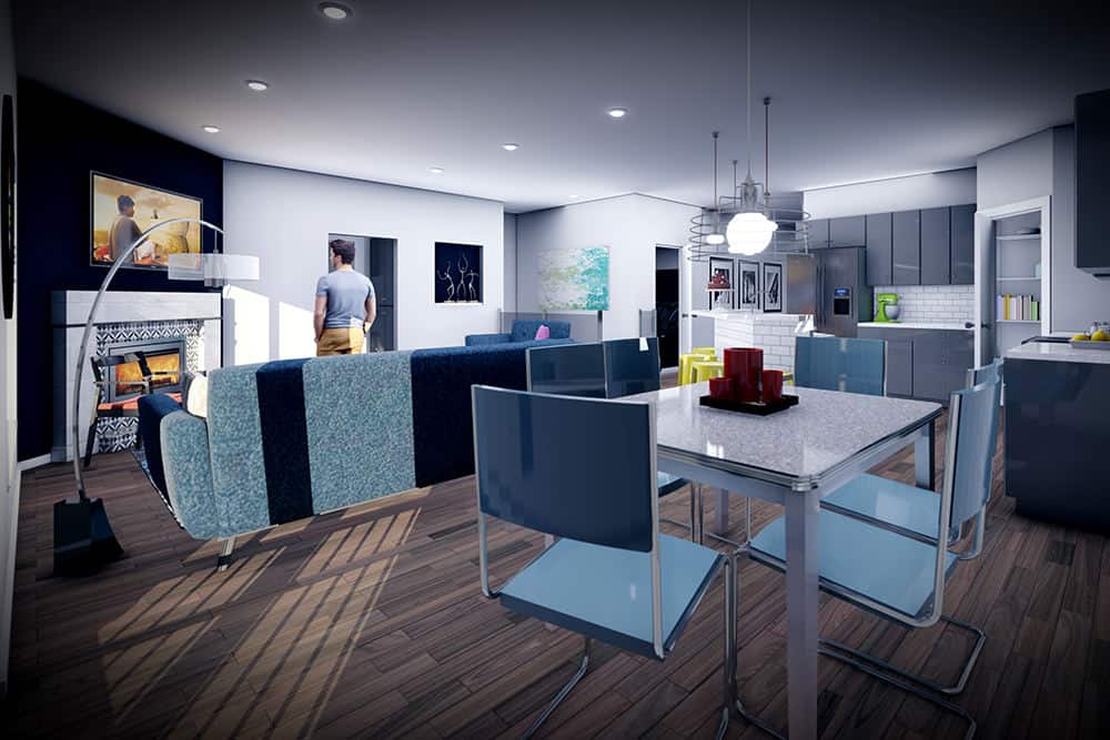 Dining Room of this 3-Bedroom,2260 Sq Ft Plan -101-2058