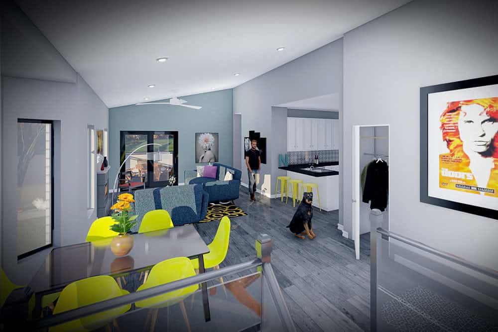 Great Room of this 2-Bedroom,1364 Sq Ft Plan -101-2059