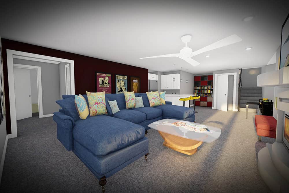 Family Room of this 4-Bedroom,2307 Sq Ft Plan -101-2060