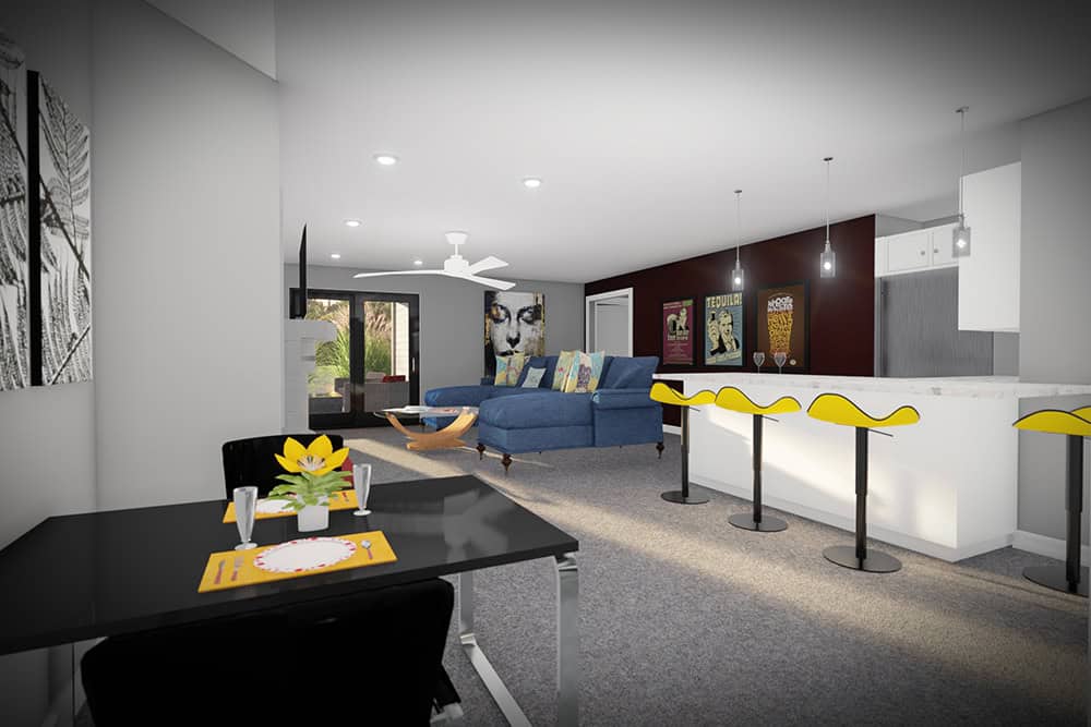 Family Room of this 4-Bedroom,2307 Sq Ft Plan -101-2060