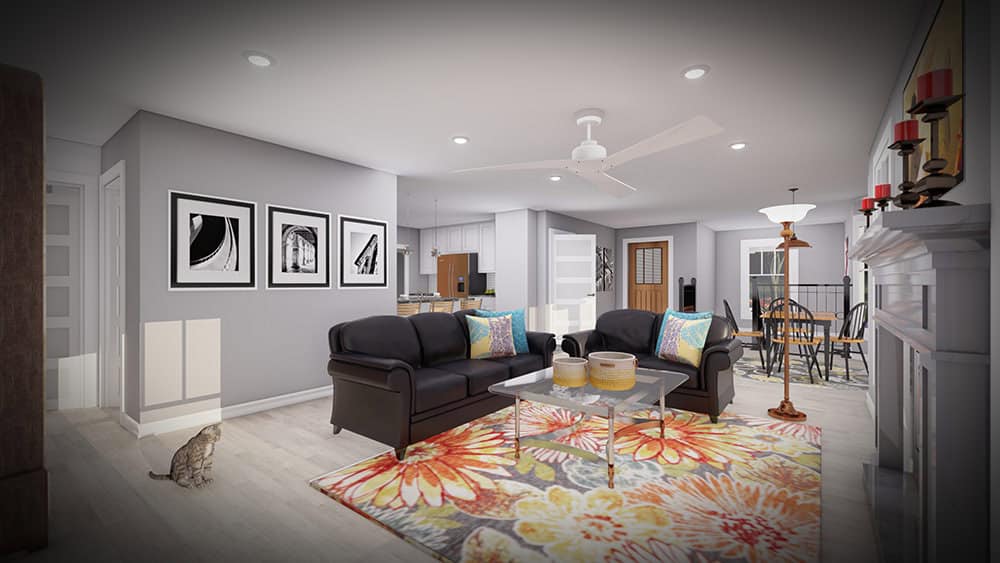 Great Room of this 4-Bedroom,2307 Sq Ft Plan -101-2064