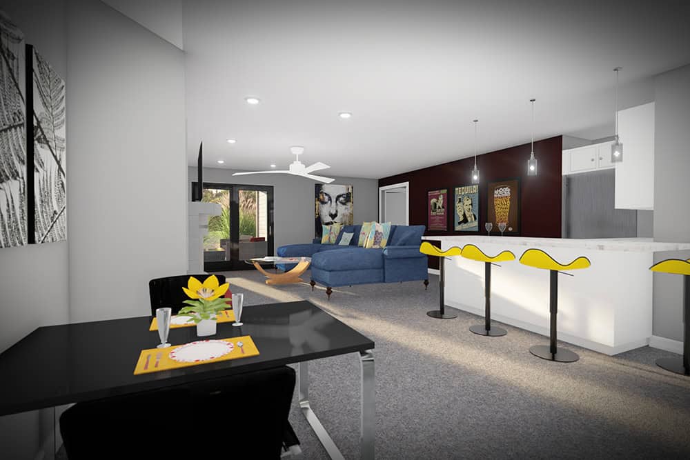 Wet Bar of this 4-Bedroom,2307 Sq Ft Plan -101-2064