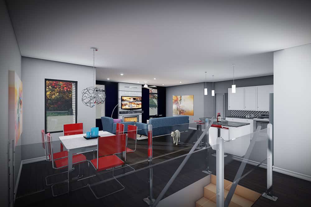 Dining Room of this 3-Bedroom,1501 Sq Ft Plan -101-2065