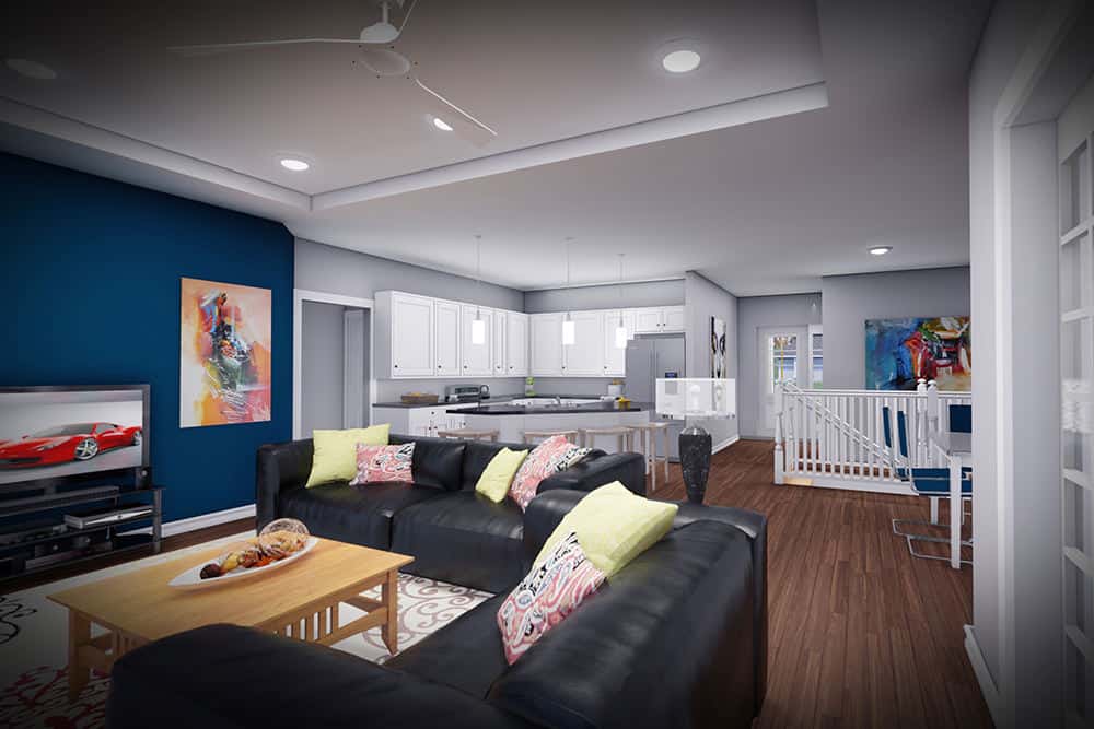 Great Room of this 3-Bedroom,1501 Sq Ft Plan -101-2067