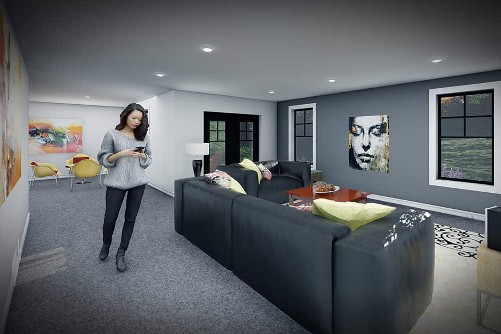 Family Room of this 4-Bedroom,2357 Sq Ft Plan -101-2068