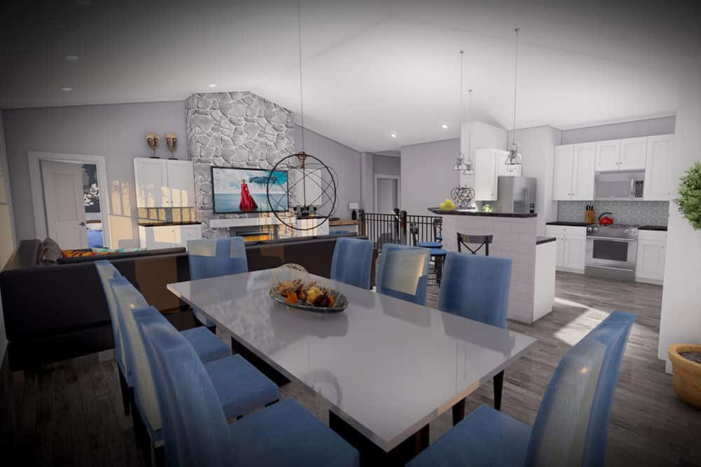 Dining Room of this 4-Bedroom,2556 Sq Ft Plan -101-2074