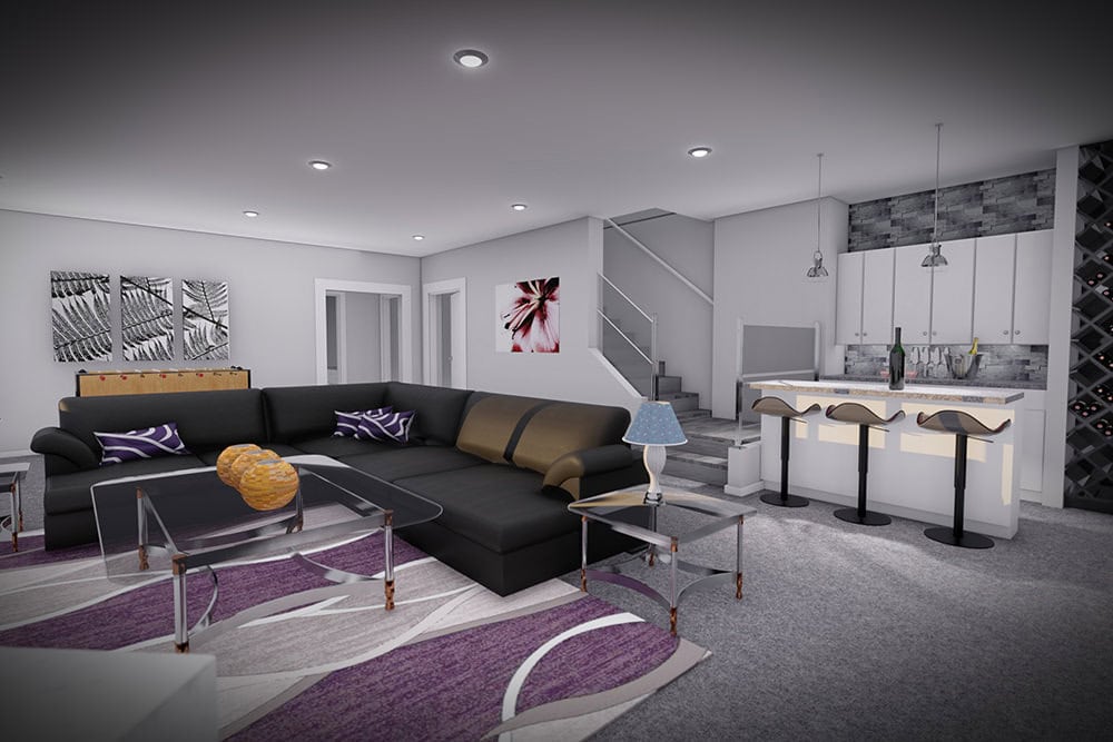 Family Room of this 4-Bedroom,2556 Sq Ft Plan -101-2074