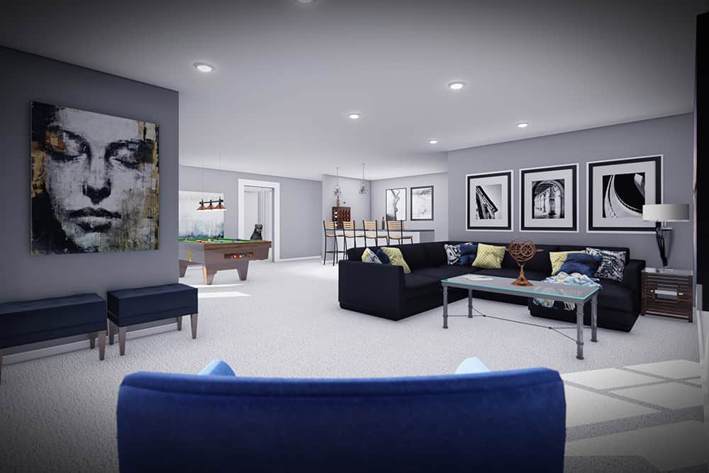 Family Room of this 4-Bedroom,2567 Sq Ft Plan -101-2078