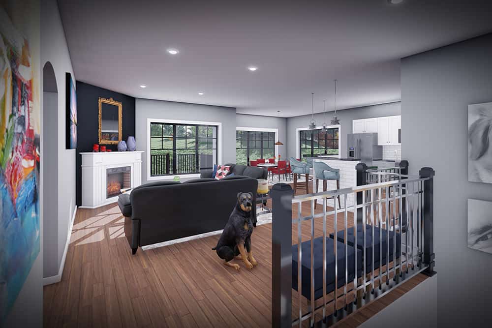 Great Room of this 4-Bedroom,2567 Sq Ft Plan -101-2080