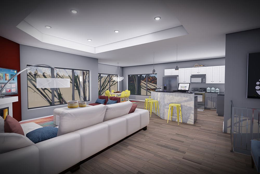 Great Room of this 4-Bedroom,2567 Sq Ft Plan -101-2082