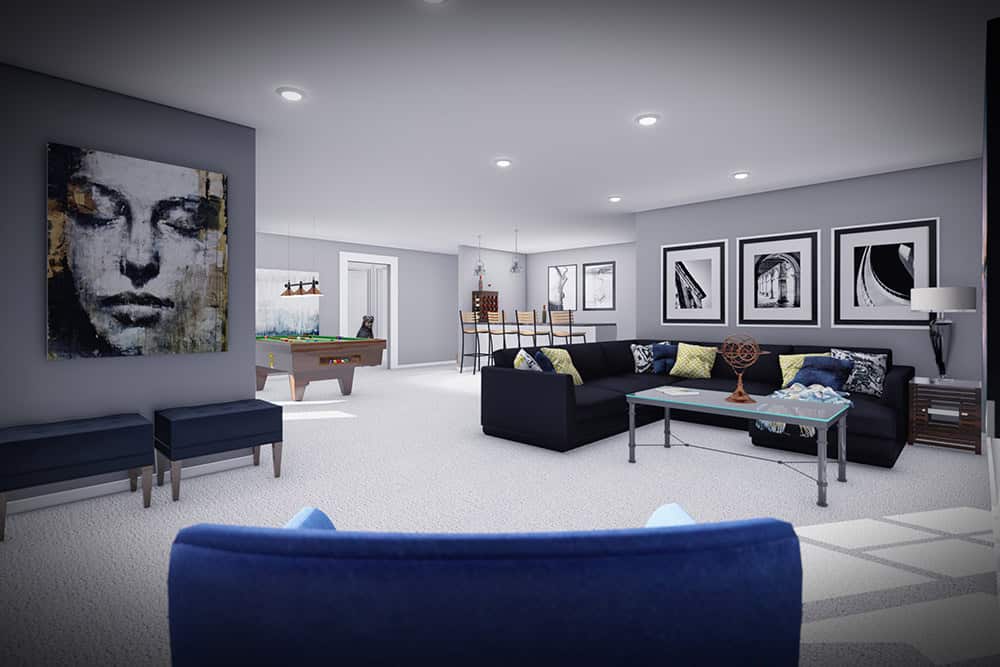 Family Room of this 4-Bedroom,2567 Sq Ft Plan -101-2082