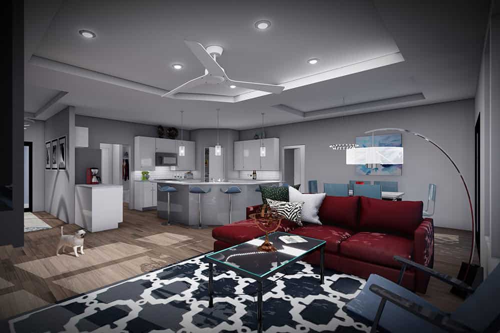 Great Room of this 5-Bedroom,2621 Sq Ft Plan -101-2084