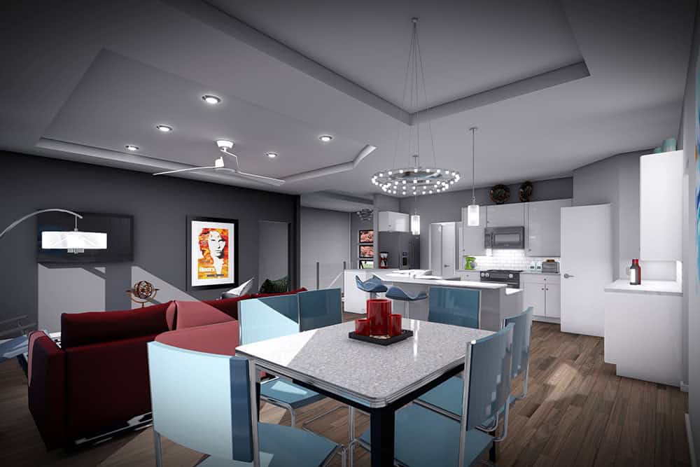 Dining Room of this 5-Bedroom,2621 Sq Ft Plan -101-2084